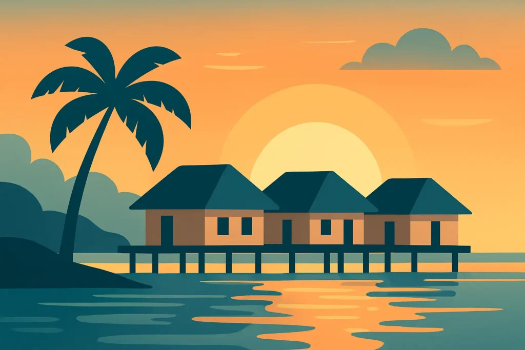 Chasing a Maldives Sunrise Lagoon Morning